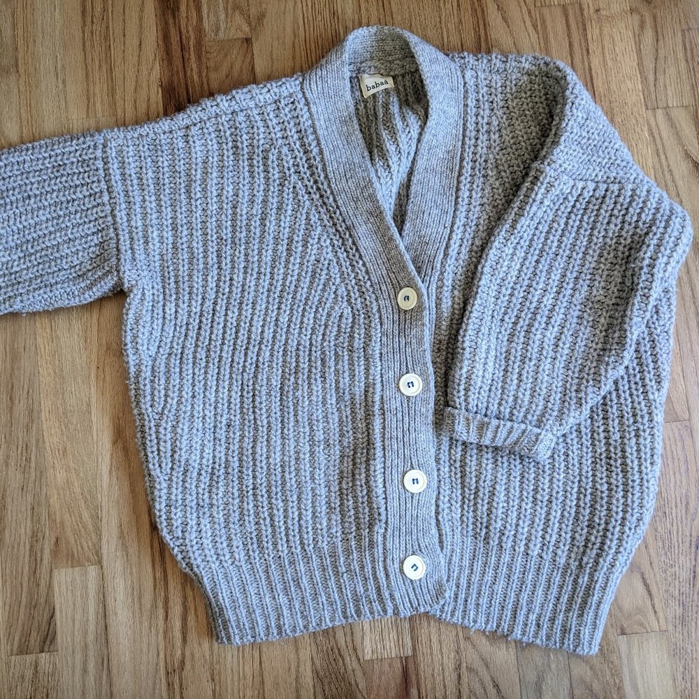babaà cardigan no19 in mist
